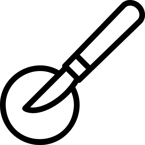 Slice knife cut edit tools icon