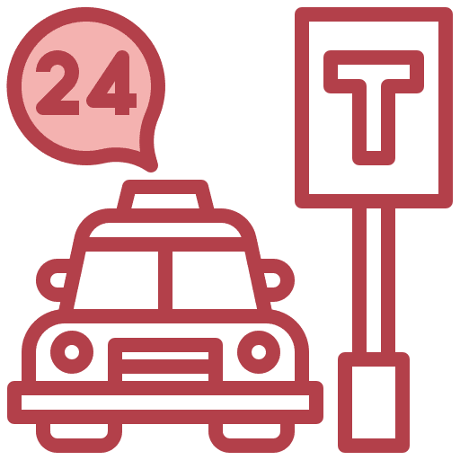 Taxi taxi transportation service icon