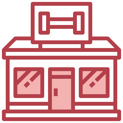 Gym gym building fitness icon Gym gym building fitness icon