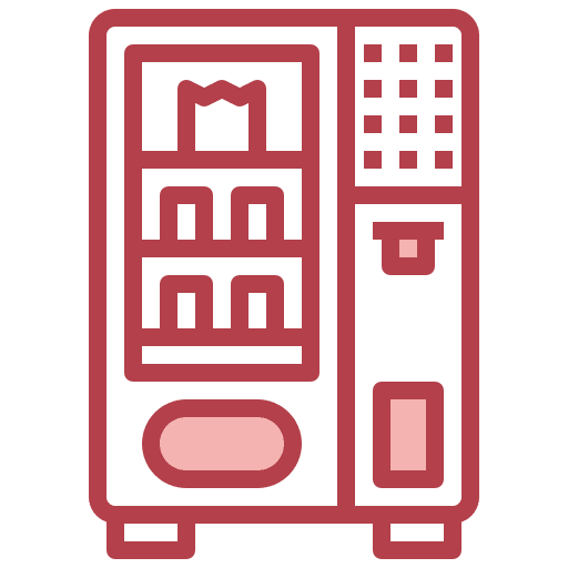 Vending machine beverage drinks electronics icon