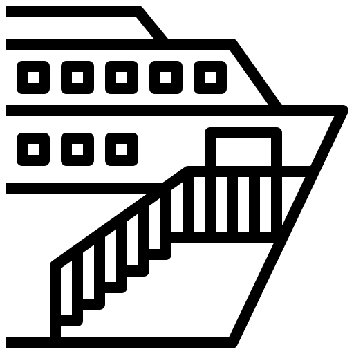 Boarding travel boarding transportation icon