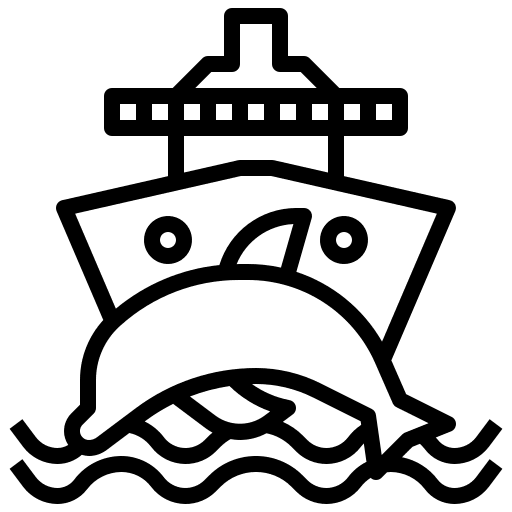 Dolphin aquatic dolphin sea life icon