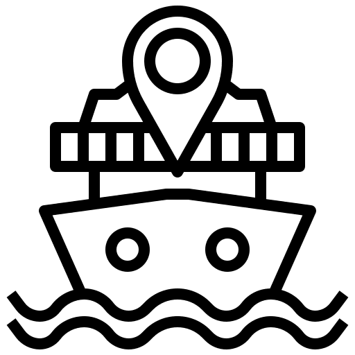 Location location maps and location ship icon