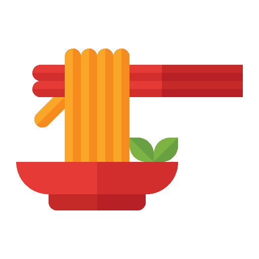 Noodle food and restaurant bowl oriental icon Noodle food and restaurant bowl oriental icon