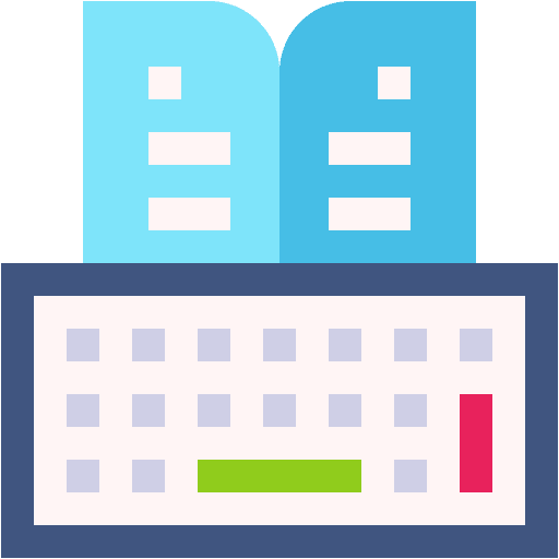 Online course digital book book elearning icon