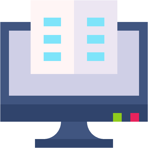 Ebook ebook book screen icon