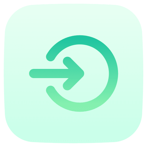 Enter interface arrow login icon