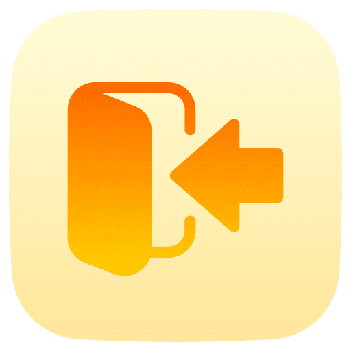 Enter log in ui door icon