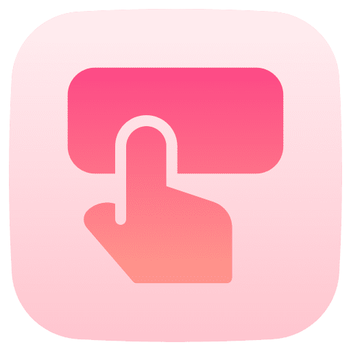 Tap hand click tap icon