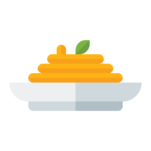 Tagliatelle nutrition dish pasta icon Tagliatelle nutrition dish pasta icon