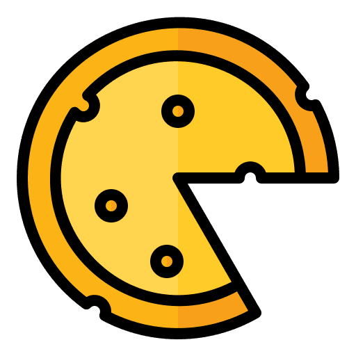 Cheese fattening food and restaurant healthy food icon Cheese fattening food and restaurant healthy food icon