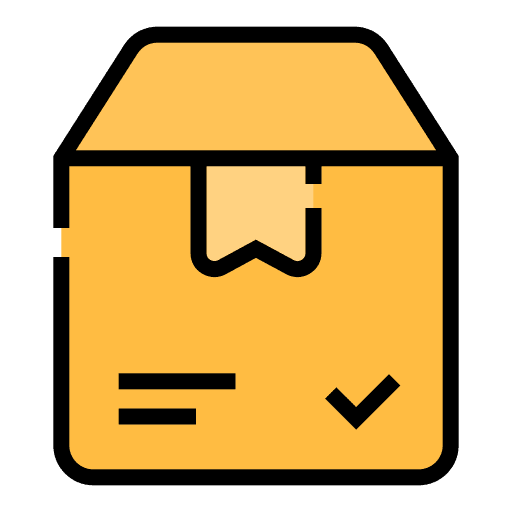 Cardboard box cardboard box shipping and delivery packaging icon