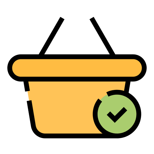 Shopping basket shopping basket mobile store commerce and shopping icon