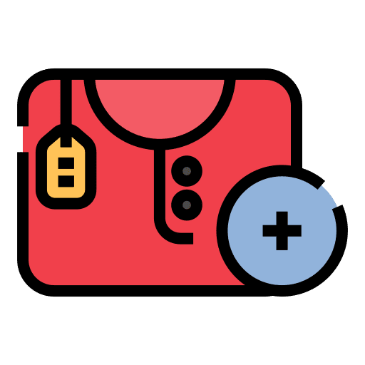 Tshirt price tag clothes sale icon
