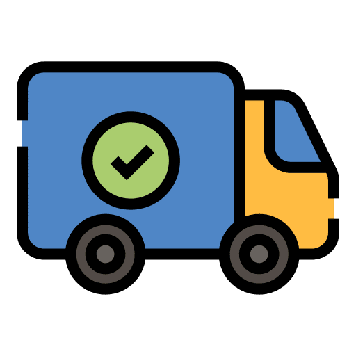 Delivery truck movement transport mover truck icon Delivery truck movement transport mover truck icon