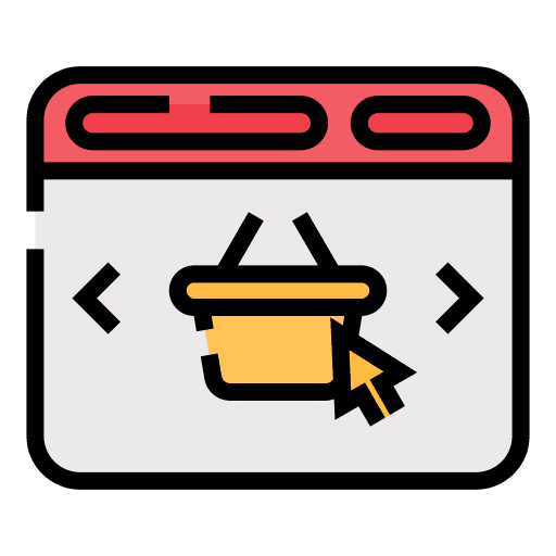 Online shop website sale ecommerce icon Online shop website sale ecommerce icon