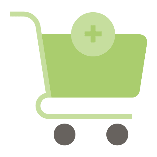Add to cart online shopping commerce and shopping online store icon