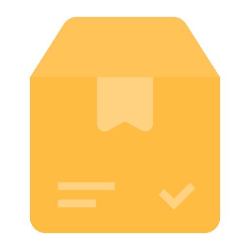 Cardboard box shipping and delivery packaging cardboard box icon