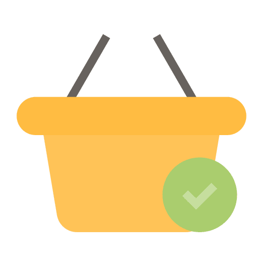 Shopping basket purchase commerce and shopping shopping basket icon