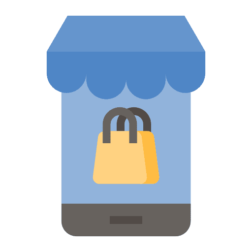 Online shop web page ecommerce sale icon Online shop web page ecommerce sale icon