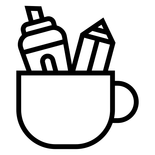 Stationary knowledge study centimeter icon
