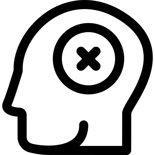 Cancel cancel psychology mind icon