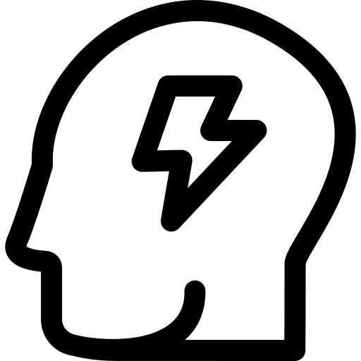Thinking mind psychology intelligence icon