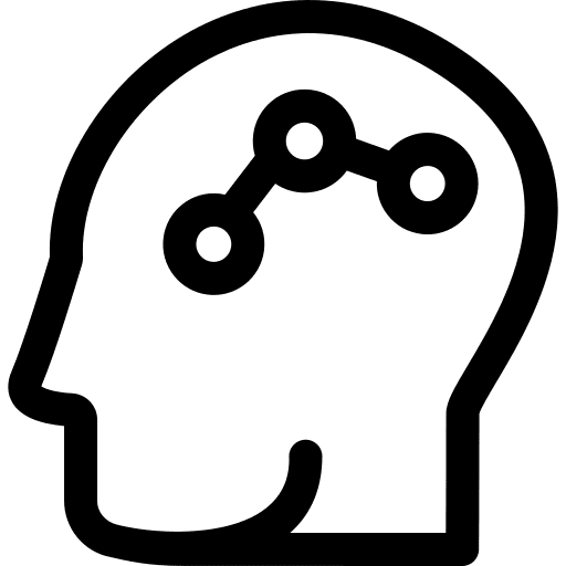 Link mind wellness intelligence icon