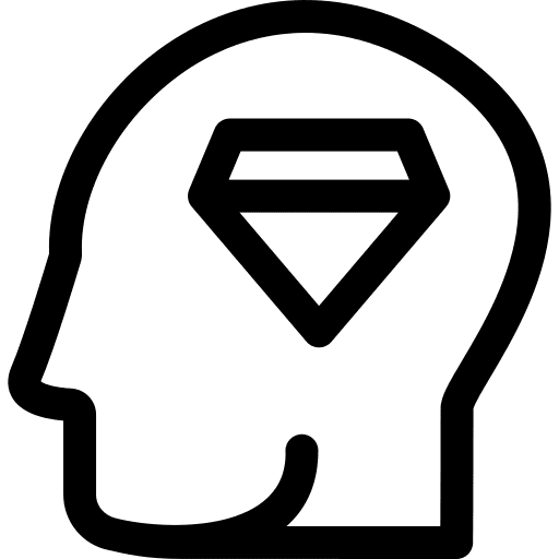 Luxury think wellness intelligence icon