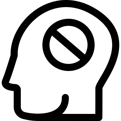 Forbidden emotion think forbidden icon