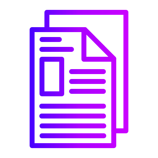 Copy document data copy user interface icon