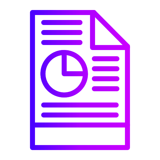 File business and finance pie chart ui icon