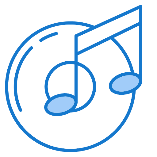 Music player celebrate party music icon