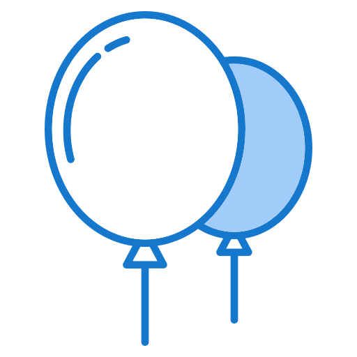 Balloon festival ornament celebration icon Balloon festival ornament celebration icon