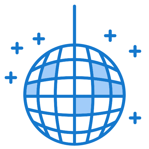 Disco celebration disco party icon