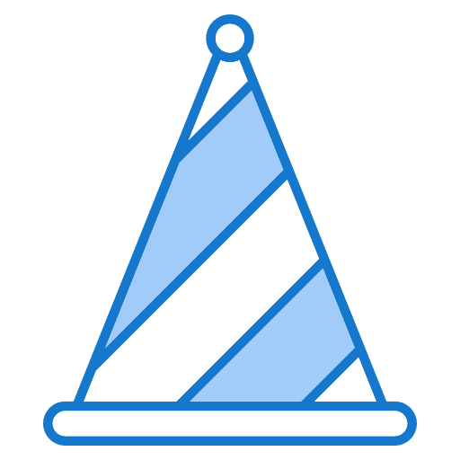 Hat holiday party festival icon Hat holiday party festival icon