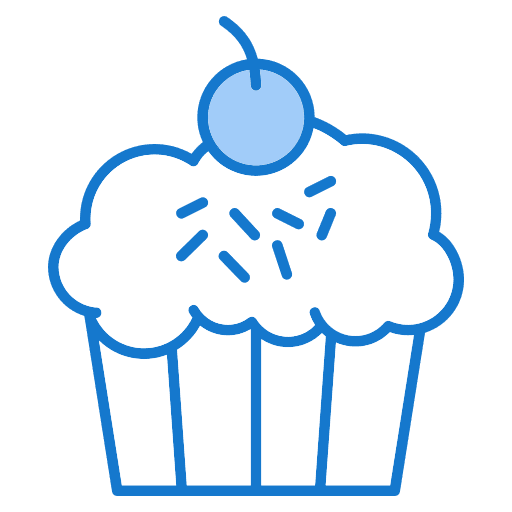 Muffin party muffin cake icon Muffin party muffin cake icon