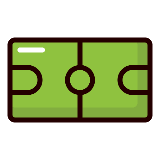 Soccer field sports and competition sports activity icon Soccer field sports and competition sports activity icon