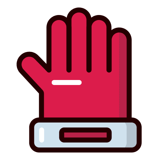 Sports gloves football security sports and competition icon Sports gloves football security sports and competition icon
