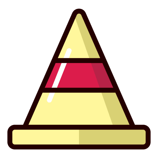 Cone obra urban construction and tools icon Cone obra urban construction and tools icon