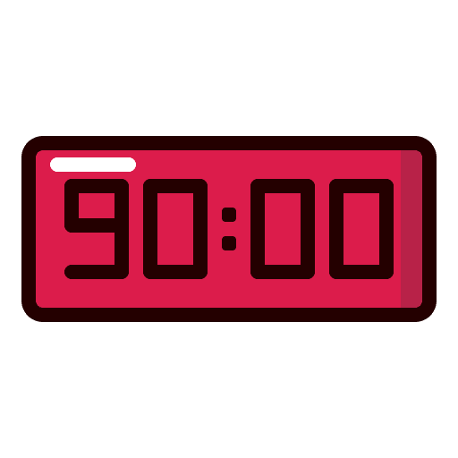 Time clock sport time and date icon Time clock sport time and date icon
