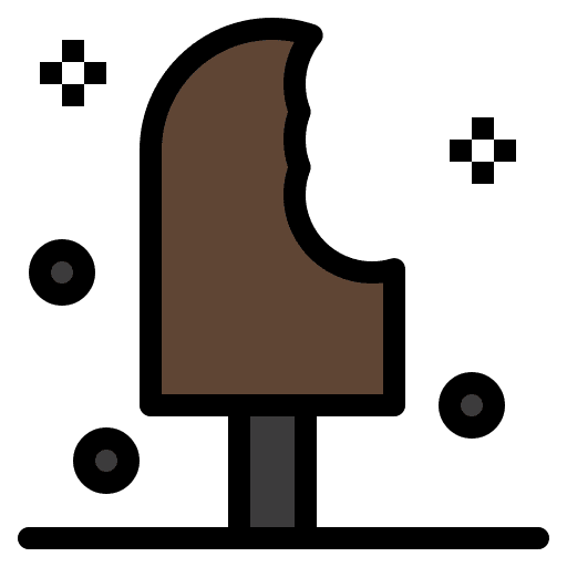 Ice cream dessert summer food icon Ice cream dessert summer food icon