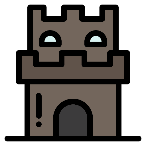 Castle childhood kid castle icon Castle childhood kid castle icon
