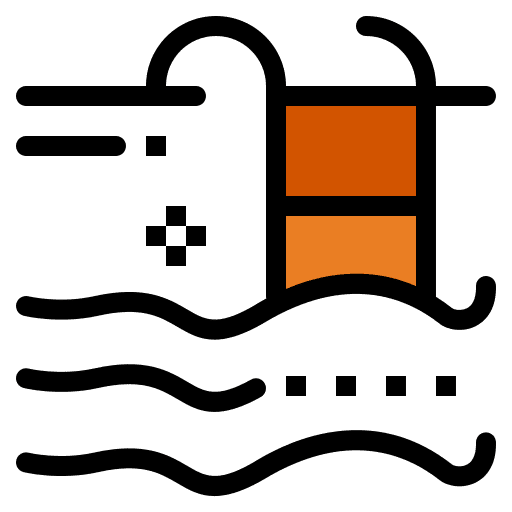 Pool sport ladder sports and competition icon Pool sport ladder sports and competition icon