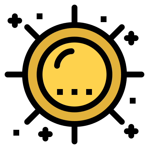 Sun meteorology haw weather nature icon Sun meteorology haw weather nature icon