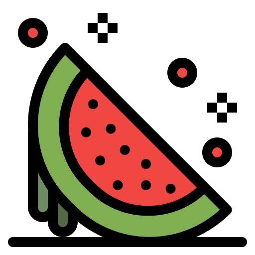 Watermelon vegetarian healthy food fruit icon Watermelon vegetarian healthy food fruit icon