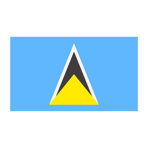 Saint lucia flags saint lucia country icon Saint lucia flags saint lucia country icon