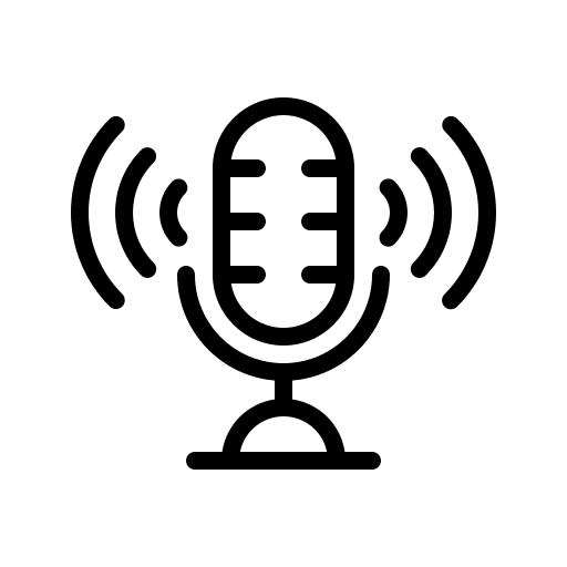 Voice record music and multimedia voice record mic icon Voice record music and multimedia voice record mic icon