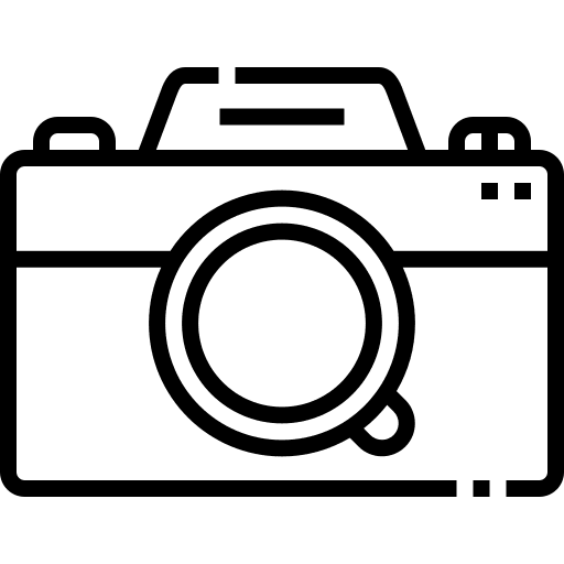 Photo camera technology digital interface icon