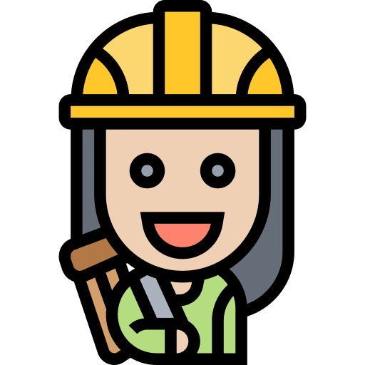 Architect builder professions and jobs constructor icon Architect builder professions and jobs constructor icon